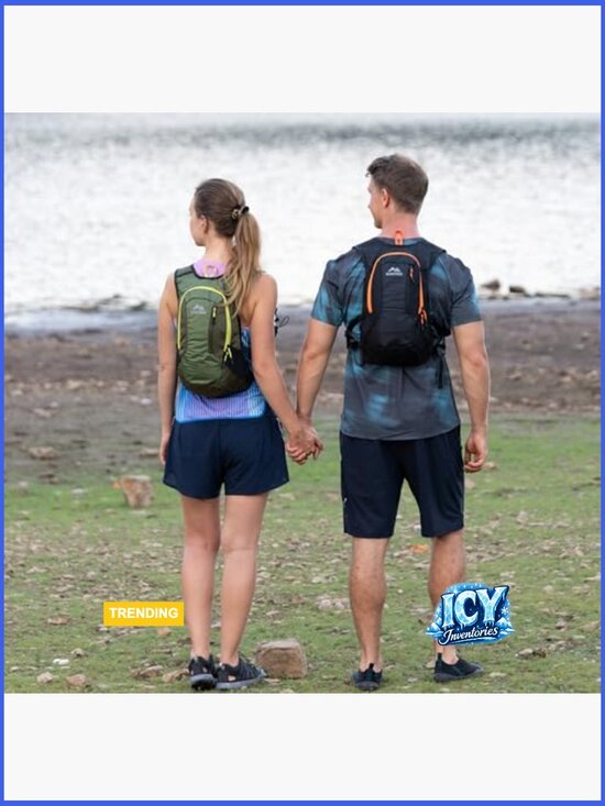 Lightweight Hydration Backpack with Vest Style Straps & 2.5L Water Bladder main image 5